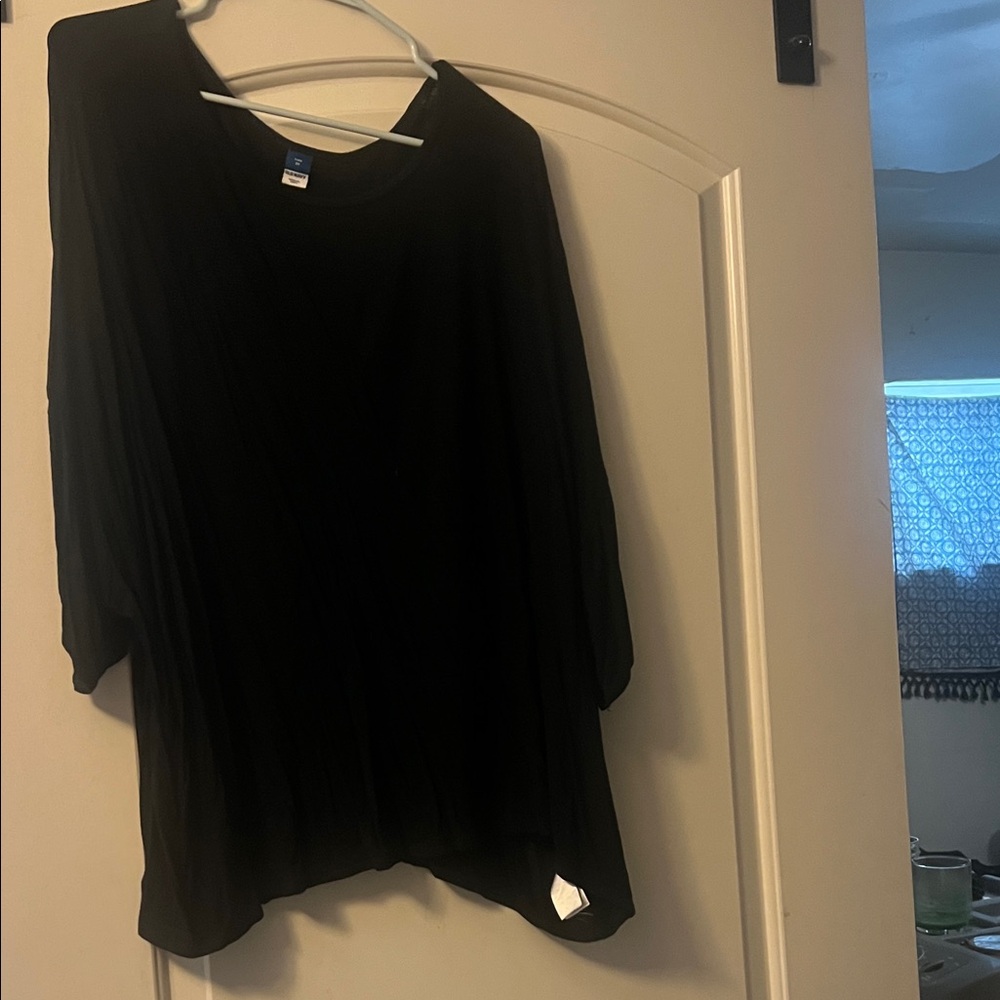 Old Navy Women's Black Long Sleeve Top